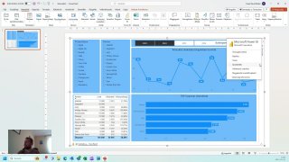 3.7. Power BI riport élő adatok ppt-be ágyazása